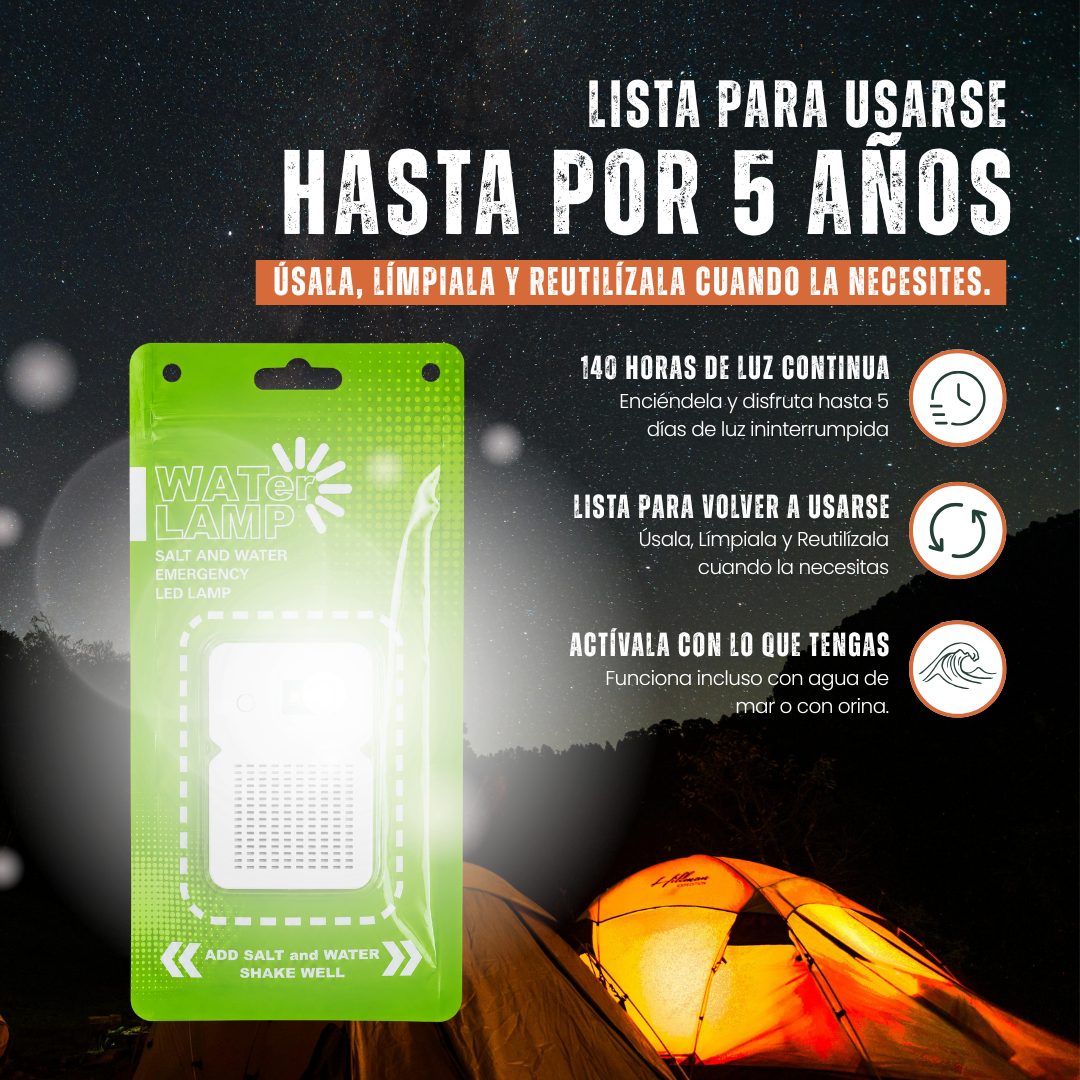 AquaLux™ | Lámpara de Emergencia